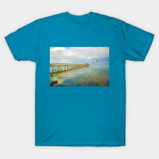 Florida Harbor Pier at Dusk T-Shirt